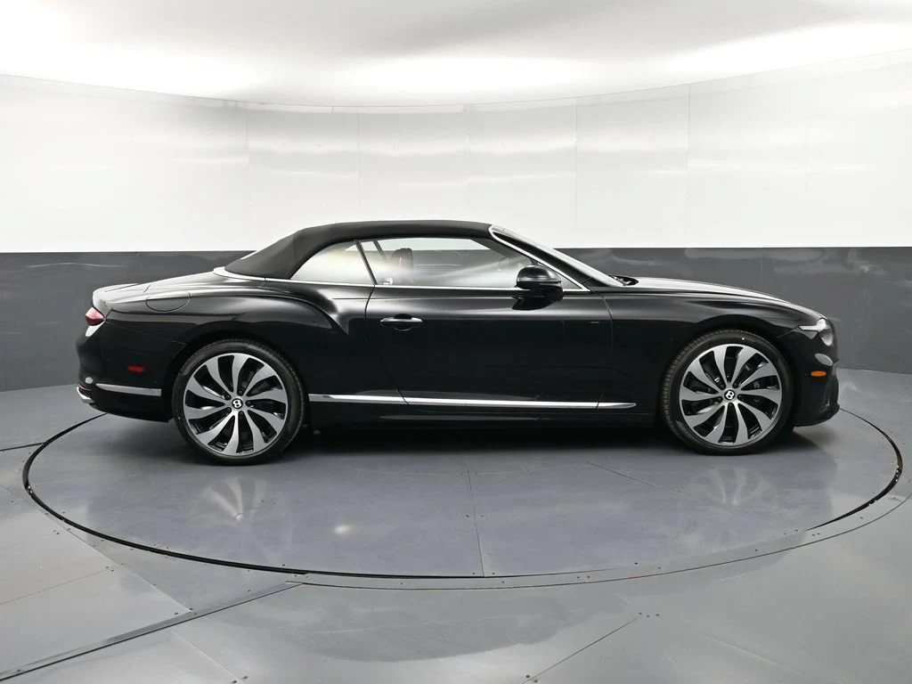 2026 Bentley Continental GTC, side profile, Black