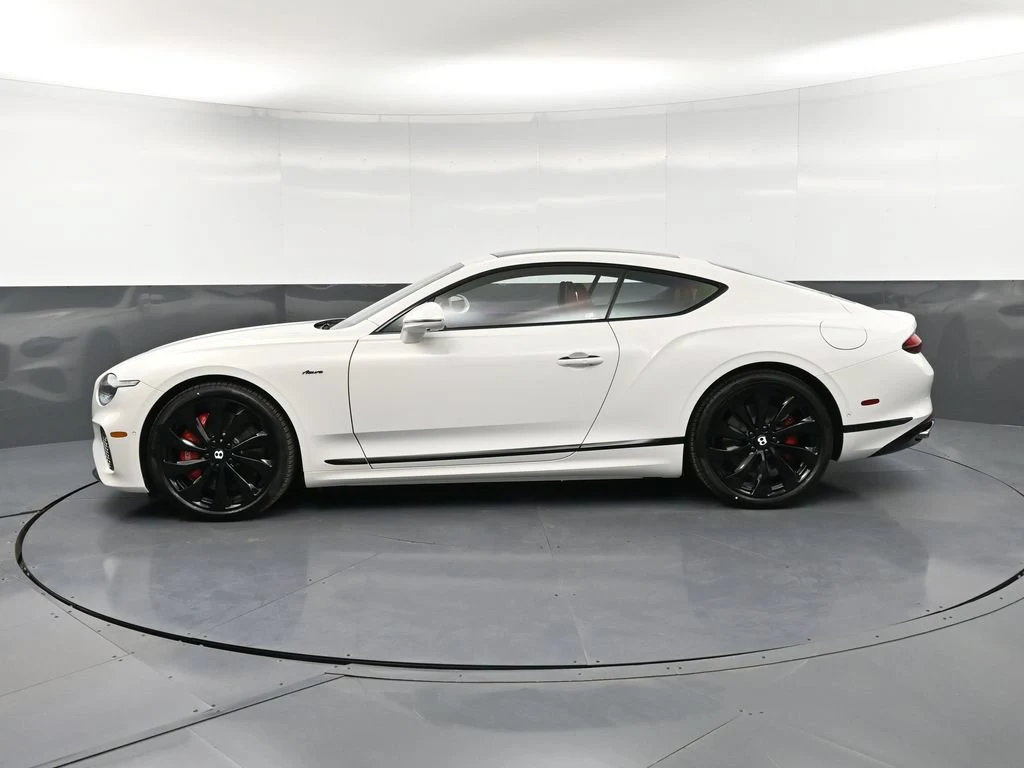2026 Bentley Continental GT Azure, side profile, White
