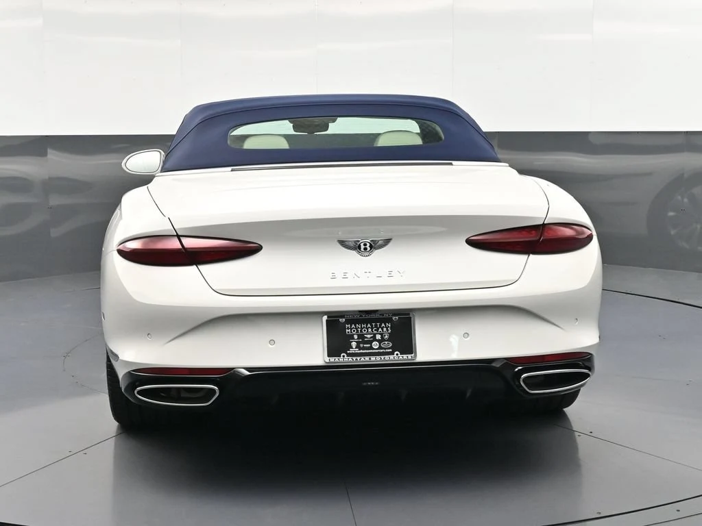 2026 Bentley Continental GTC Azure, rear three-quarter view, White