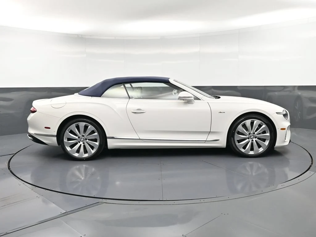 2026 Bentley Continental GTC Azure, side profile, White