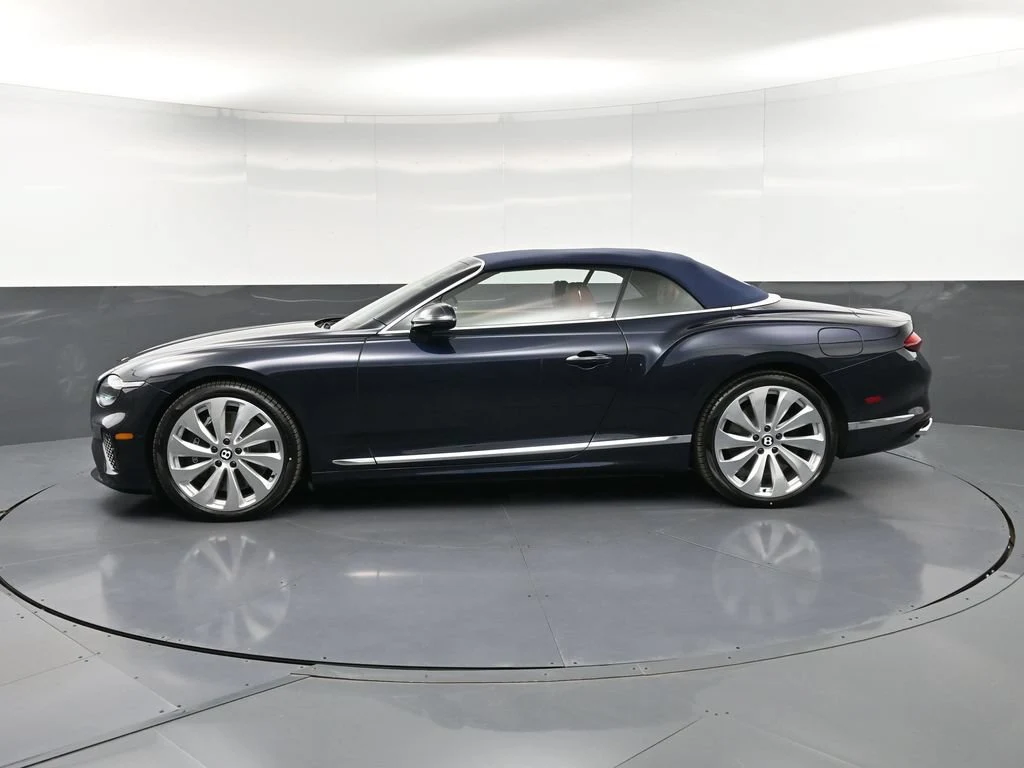 2026 Bentley Continental GTC, side profile, Blue