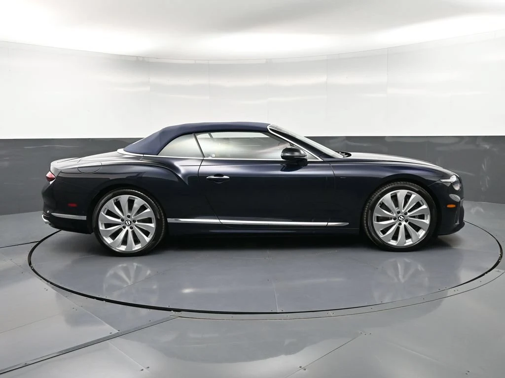2026 Bentley Continental GTC, side profile, Blue