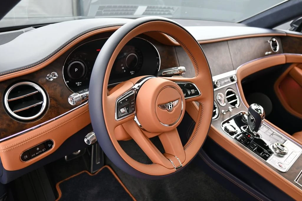 2026 Bentley Continental GT Azure interior, Saddle