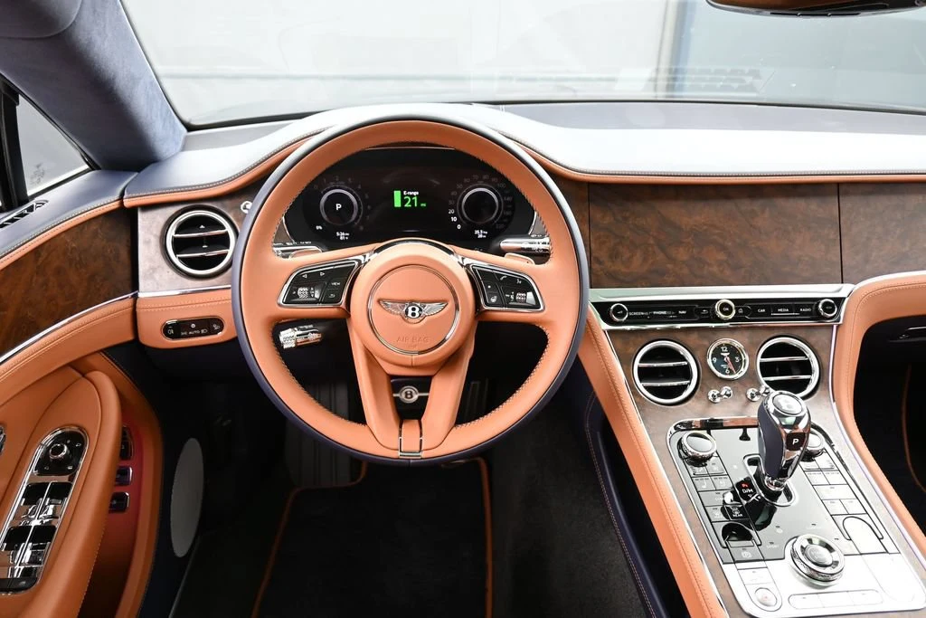 2026 Bentley Continental GT Azure interior, dashboard, Saddle
