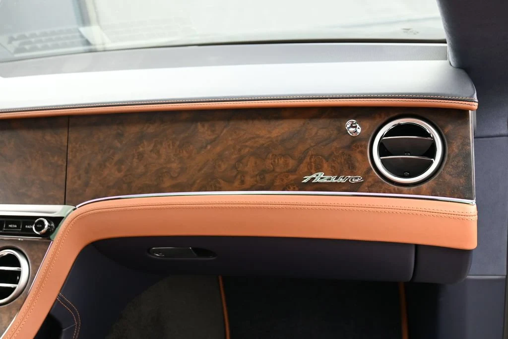 2026 Bentley Continental GT Azure interior, door panel, Saddle
