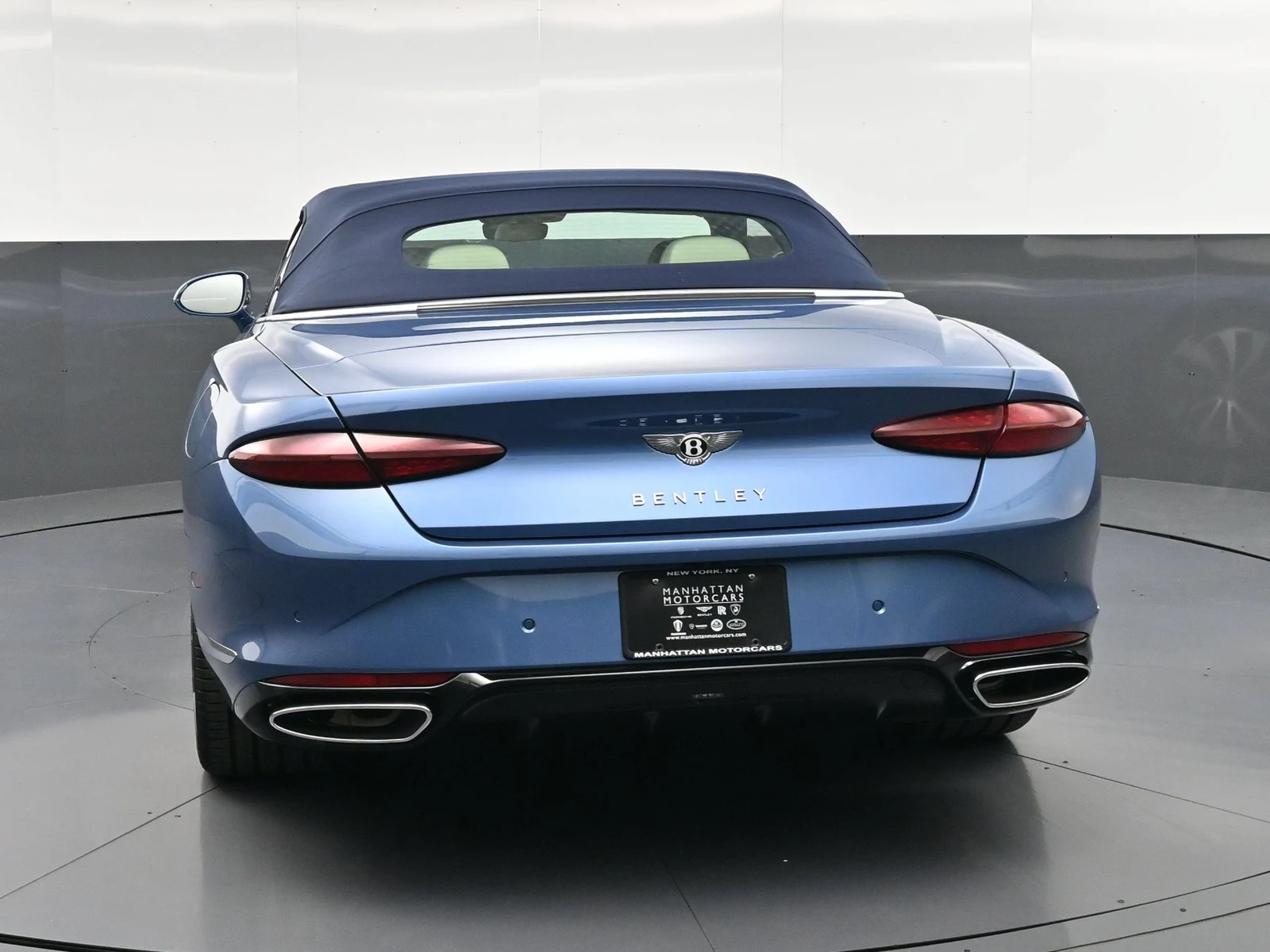 2026 Bentley Continental GTC, rear three-quarter view, Grey