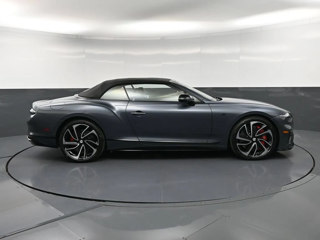 2026 Bentley Continental GTC S, side profile, Blue