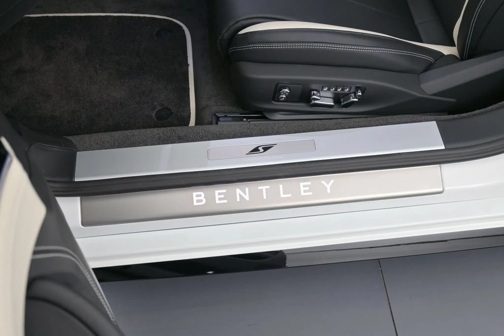 2026 Bentley Continental GT S interior, door sill, Linen