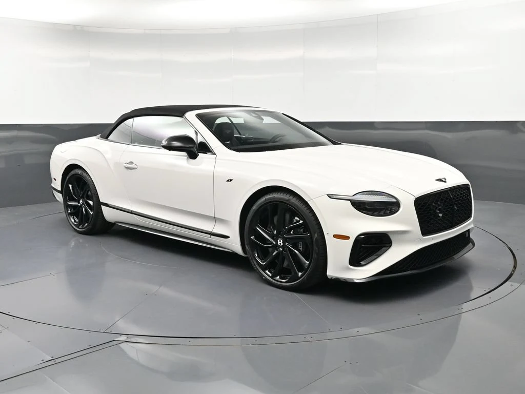 2026 Bentley Continental GTC S for sale, front three-quarter view, White