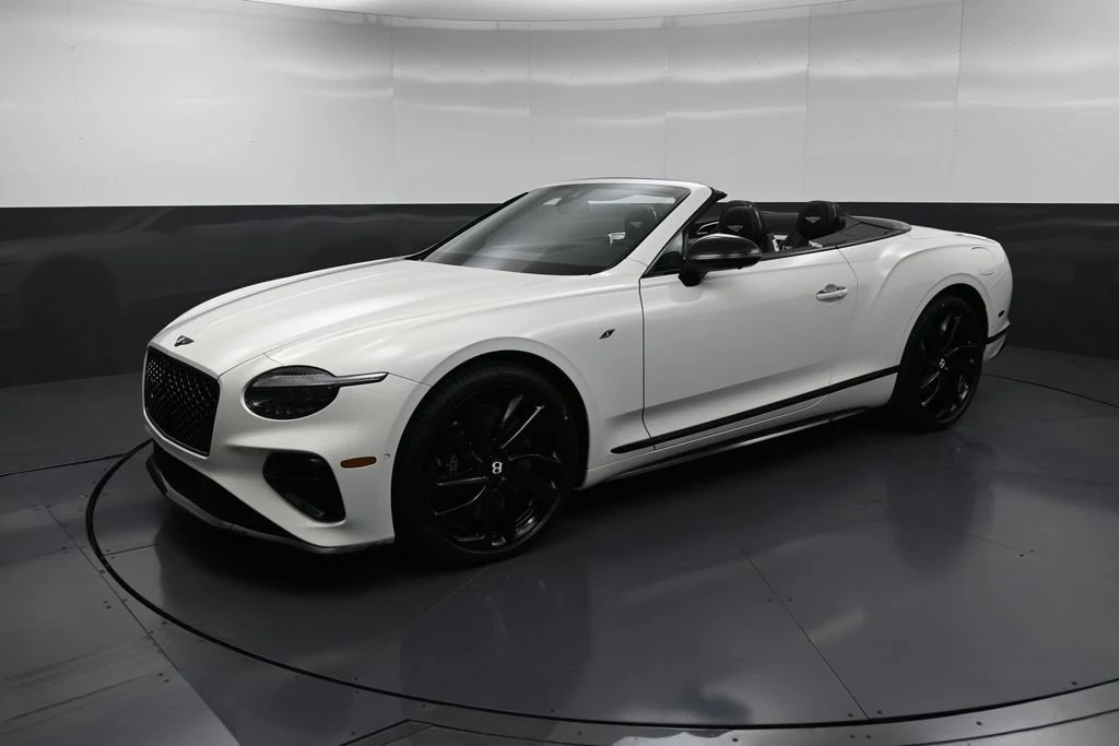 2026 Bentley Continental GTC S for sale, front three-quarter view, White