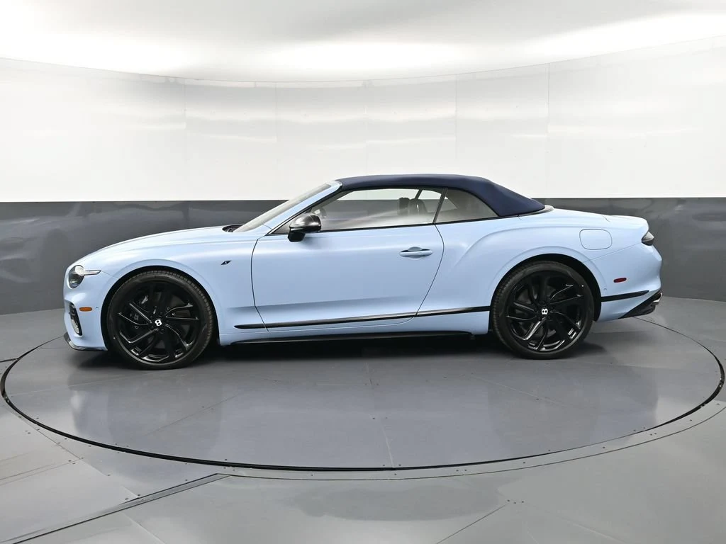 2026 Bentley Continental GTC S, side profile, Blue