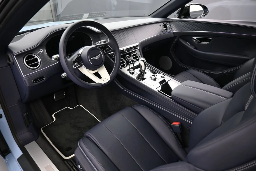 2026 Bentley Continental GTC S interior, Imperial Blue