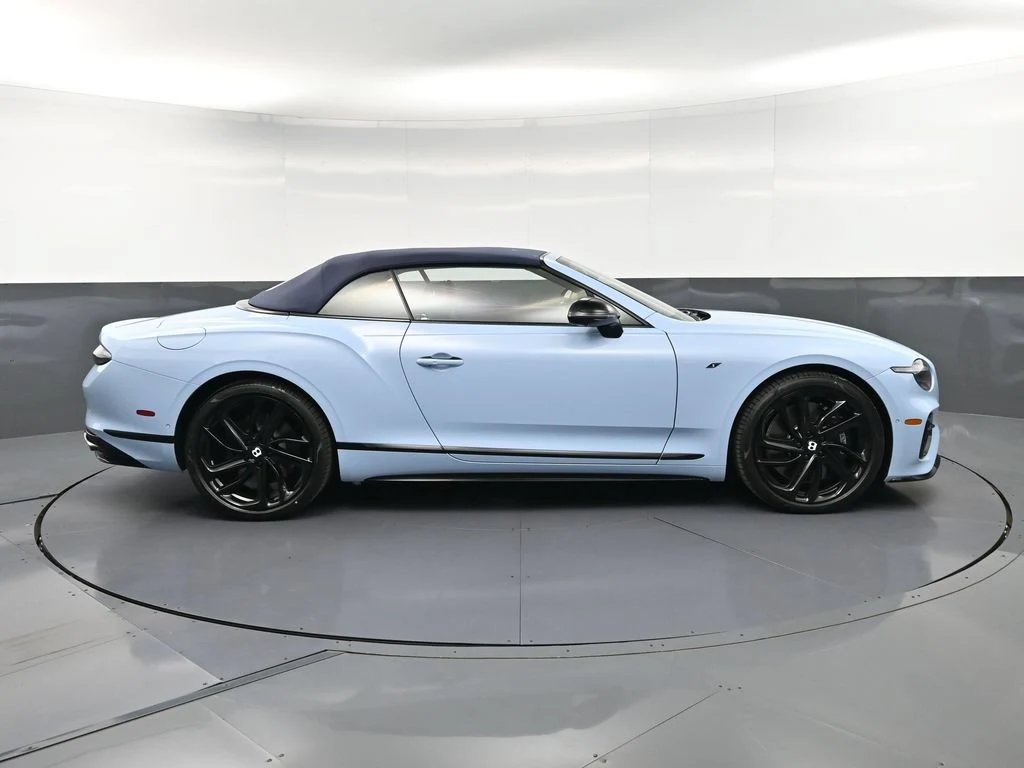 2026 Bentley Continental GTC S, side profile, Blue