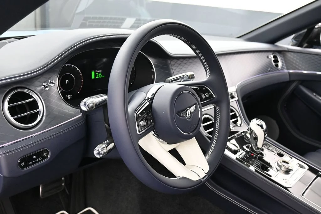 2026 Bentley Continental GTC S interior, dashboard, Imperial Blue