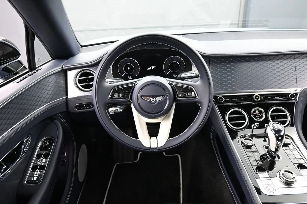 2026 Bentley Continental GTC S interior, dashboard, Imperial Blue