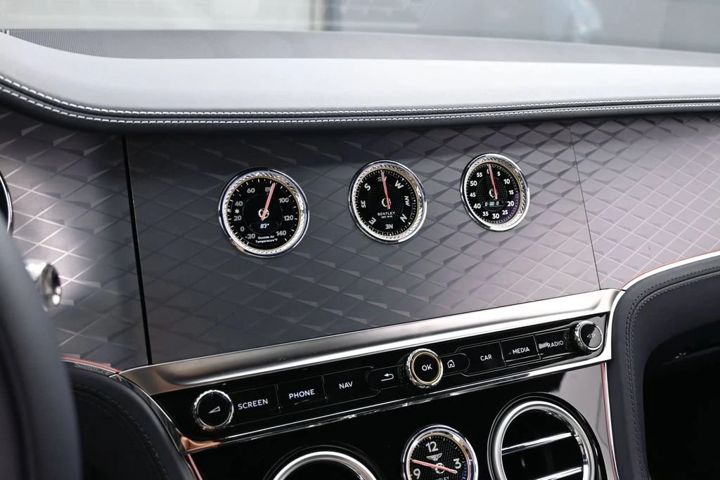 2026 Bentley Continental GTC S interior, Imperial Blue