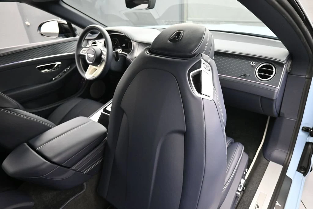 2026 Bentley Continental GTC S interior, seats, Imperial Blue