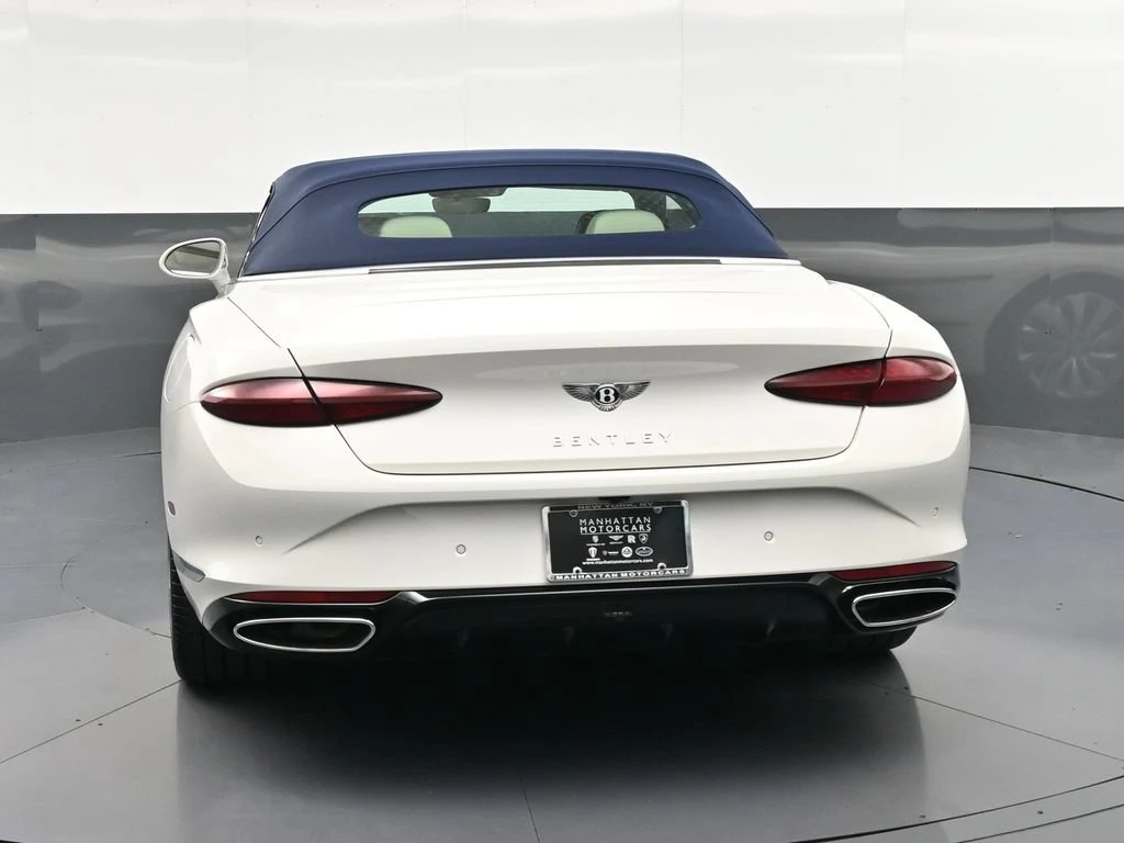 2026 Bentley Continental GTC Azure, rear three-quarter view, White
