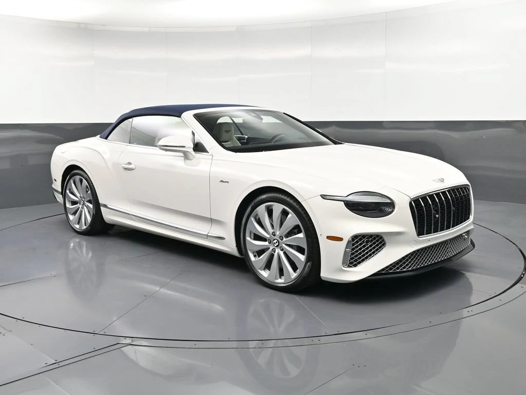 2026 Bentley Continental GTC Azure for sale, front three-quarter view, White