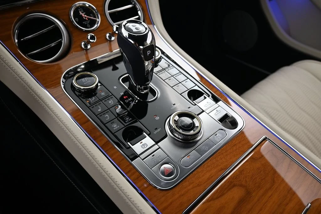 2026 Bentley Continental GTC Azure interior, center console, Linen