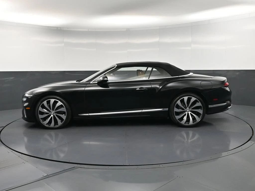 2026 Bentley Continental GTC, side profile, Black