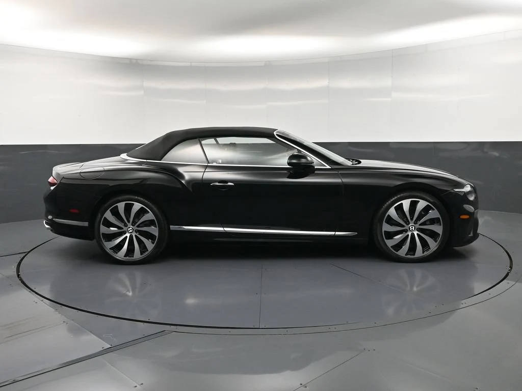 2026 Bentley Continental GTC, side profile, Black