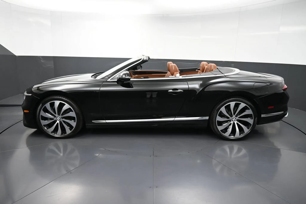 2026 Bentley Continental GTC, side profile, Black