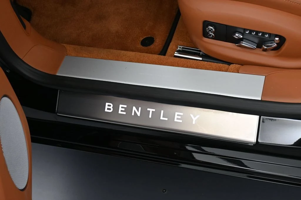 2026 Bentley Flying Spur interior, door sill, Saddle