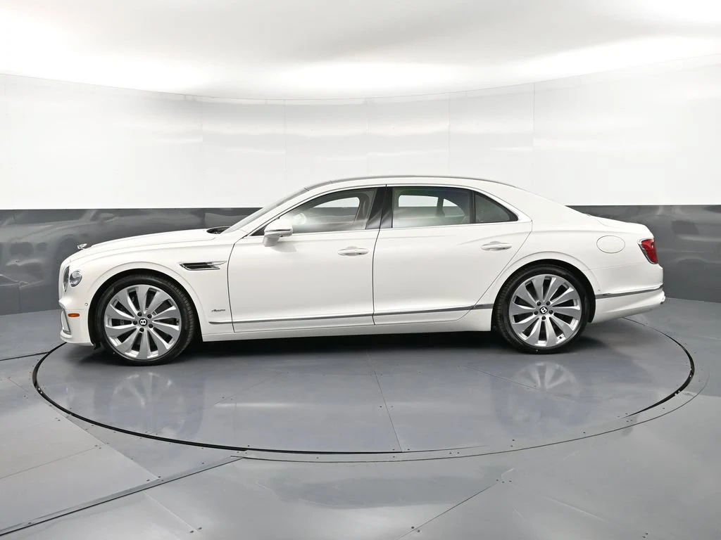 2026 Bentley Flying Spur Azure, side profile, White