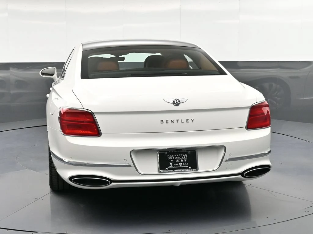 2026 Bentley Flying Spur Azure, rear three-quarter view, White