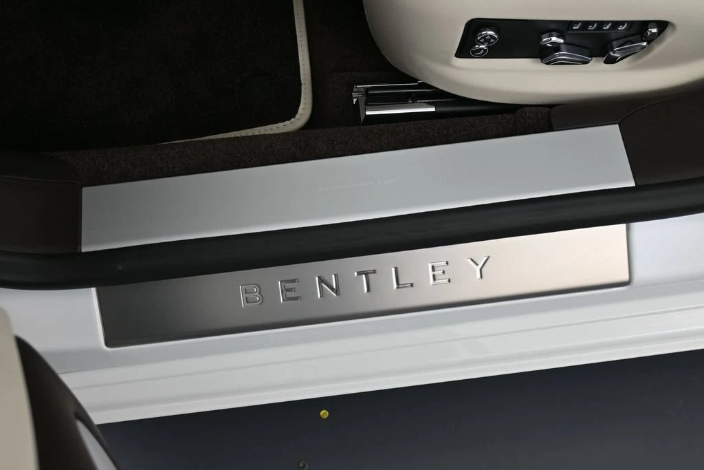 2026 Bentley Flying Spur interior, door sill, Linen