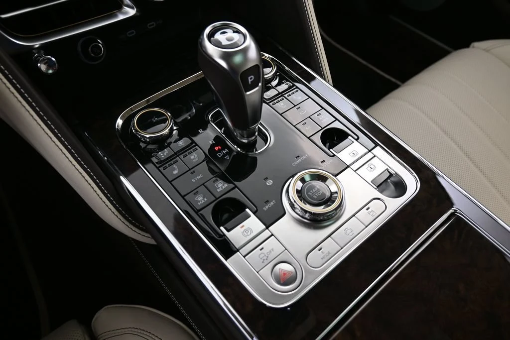 2026 Bentley Flying Spur interior, center console, Linen