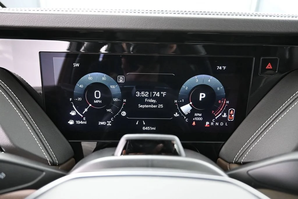 2026 GMC Yukon Denali Ultimate interior, Woodland Mahogany