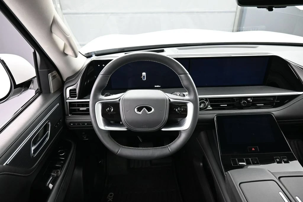 2025 Infiniti QX80 Sensory interior, dashboard, Graphite