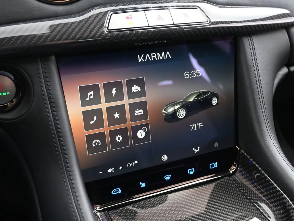 2025 Karma Revero interior, center console, Palisades
