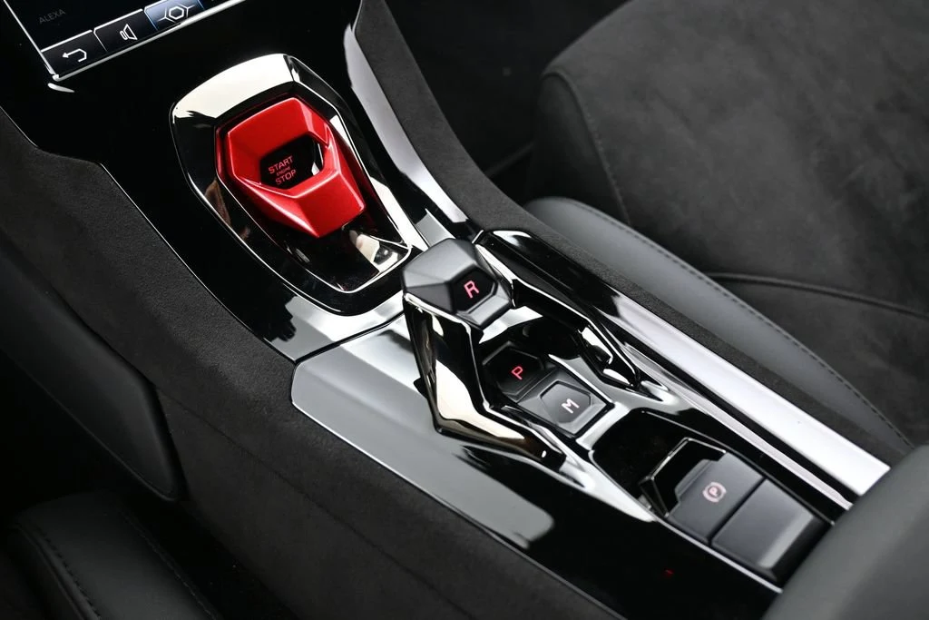 2023 Lamborghini Huracán Tecnica interior, center console, Nero Ade/Bianco Leda