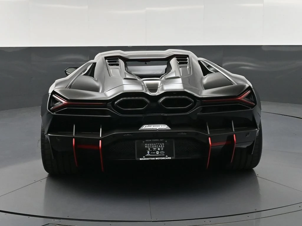 2026 Lamborghini Revuelto, rear three-quarter view, Black
