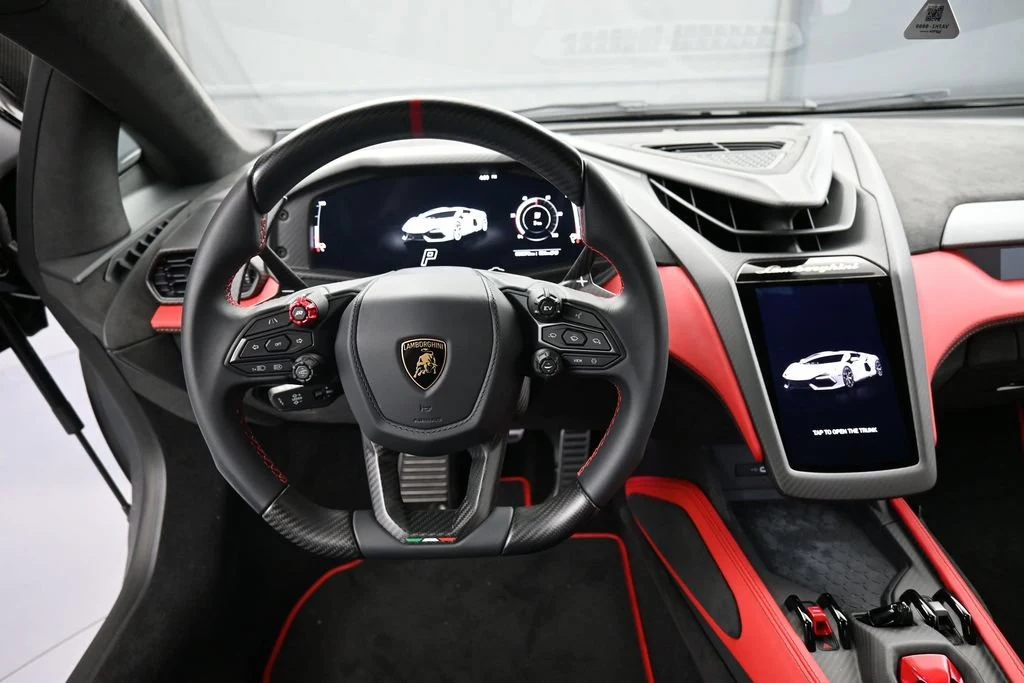 2026 Lamborghini Revuelto interior, Nero Ade