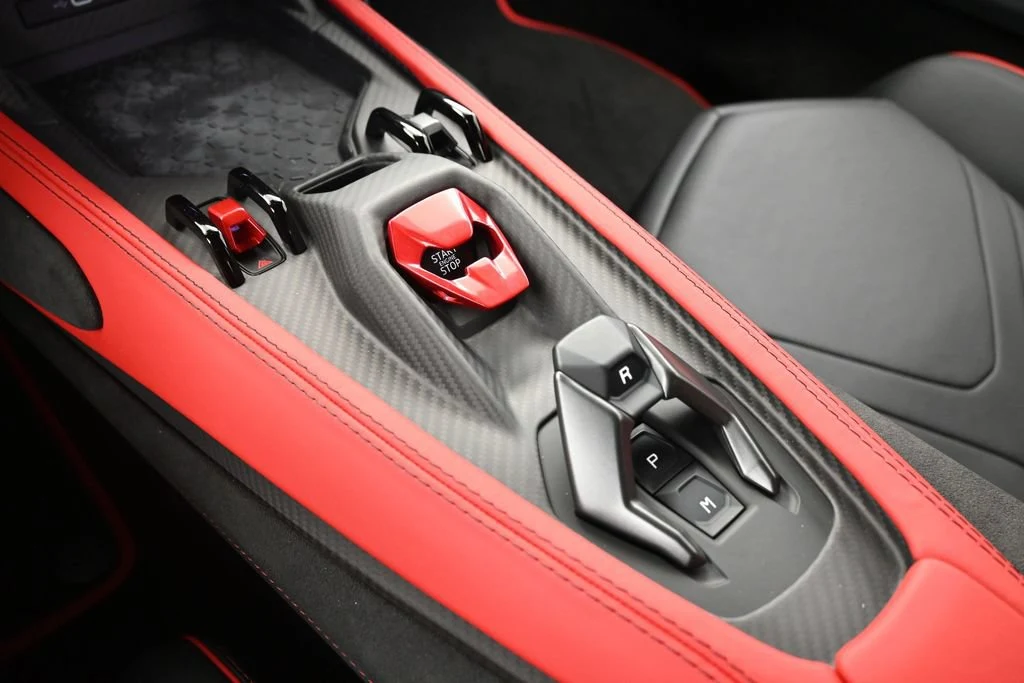 2026 Lamborghini Revuelto interior, center console, Nero Ade
