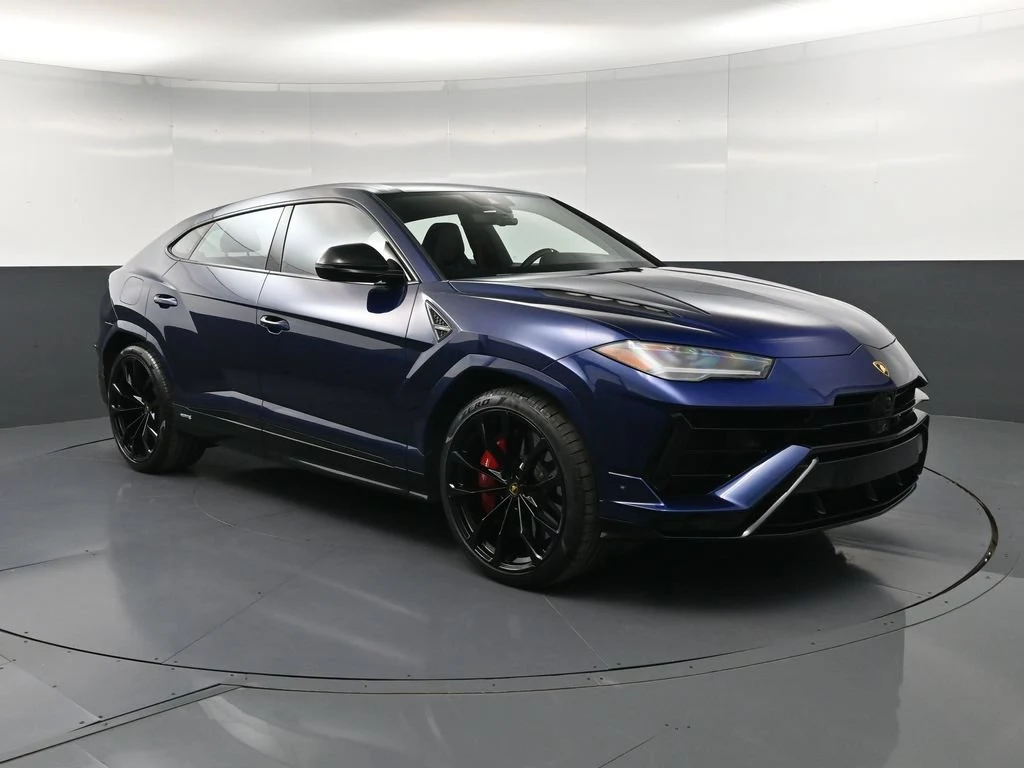 2023 Lamborghini Urus S for sale, front three-quarter view, Blue