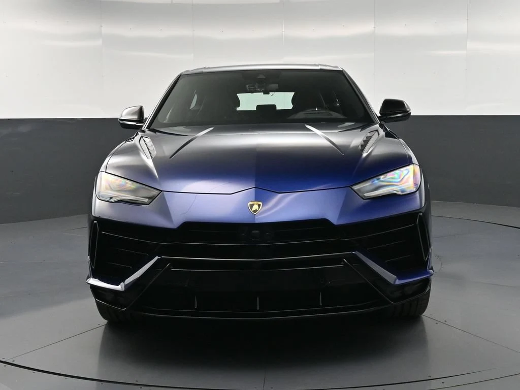 2023 Lamborghini Urus S for sale, front three-quarter view, Blue