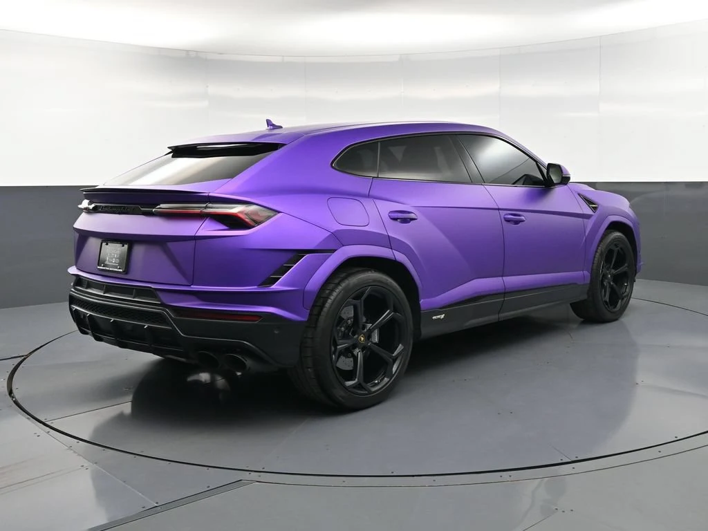 2024 Lamborghini Urus S, rear three-quarter view, Purple