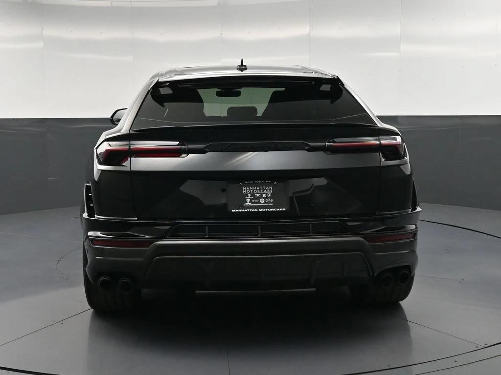 2024 Lamborghini Urus Performante, rear three-quarter view, Black