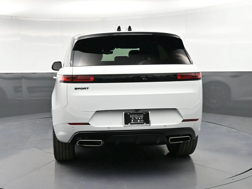 2024 Land Rover Range Rover Sport P400 Dynamic SE, rear three-quarter view, White