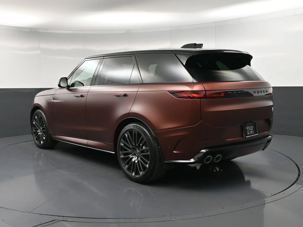 2025 Land Rover Range Rover Sport SV Edition Two, rear three-quarter view, Red