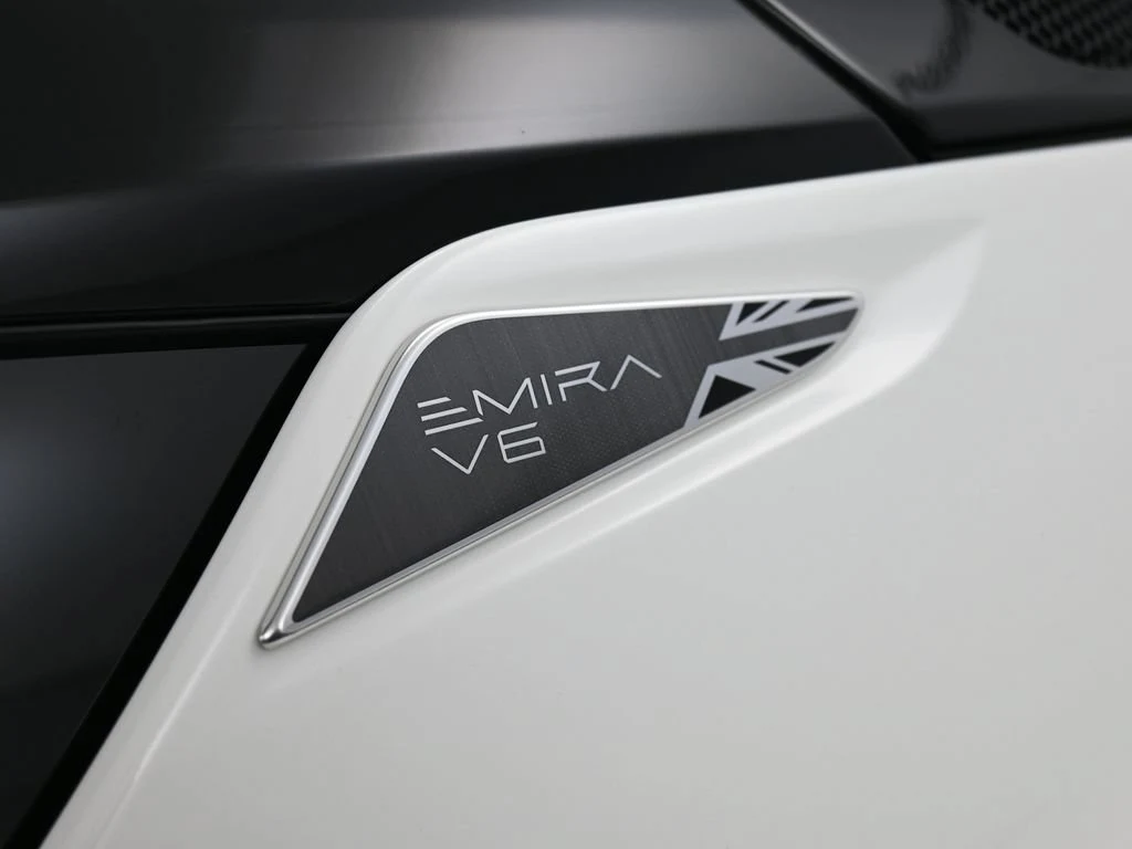 2025 Lotus Emira V6 interior, door sill, Red Leather