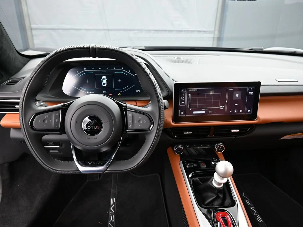 2026 Lotus Emira V6 SE interior, dashboard
