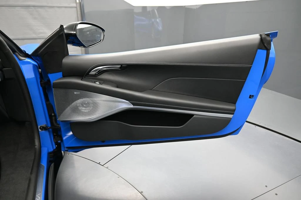 2026 Lotus Emira V6 SE interior, door panel, Black with Yellow Accents
