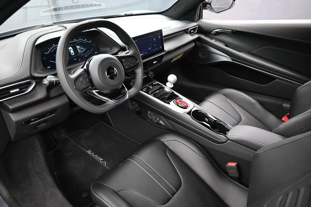 2026 Lotus Emira V6 SE interior, Black