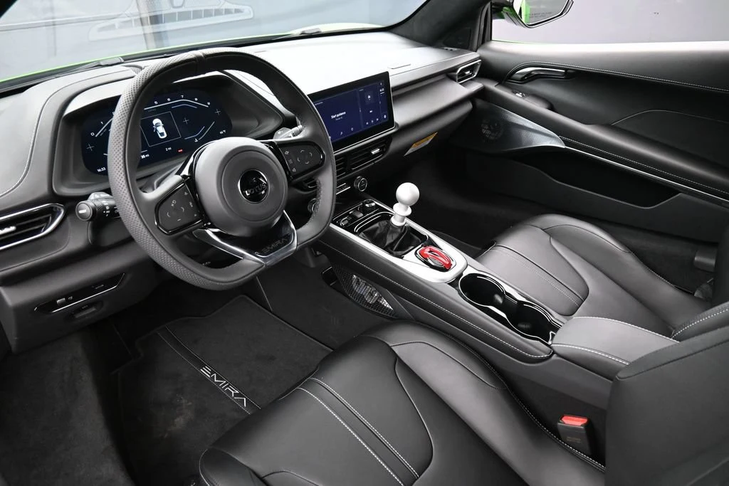 2026 Lotus Emira V6 SE interior, Black